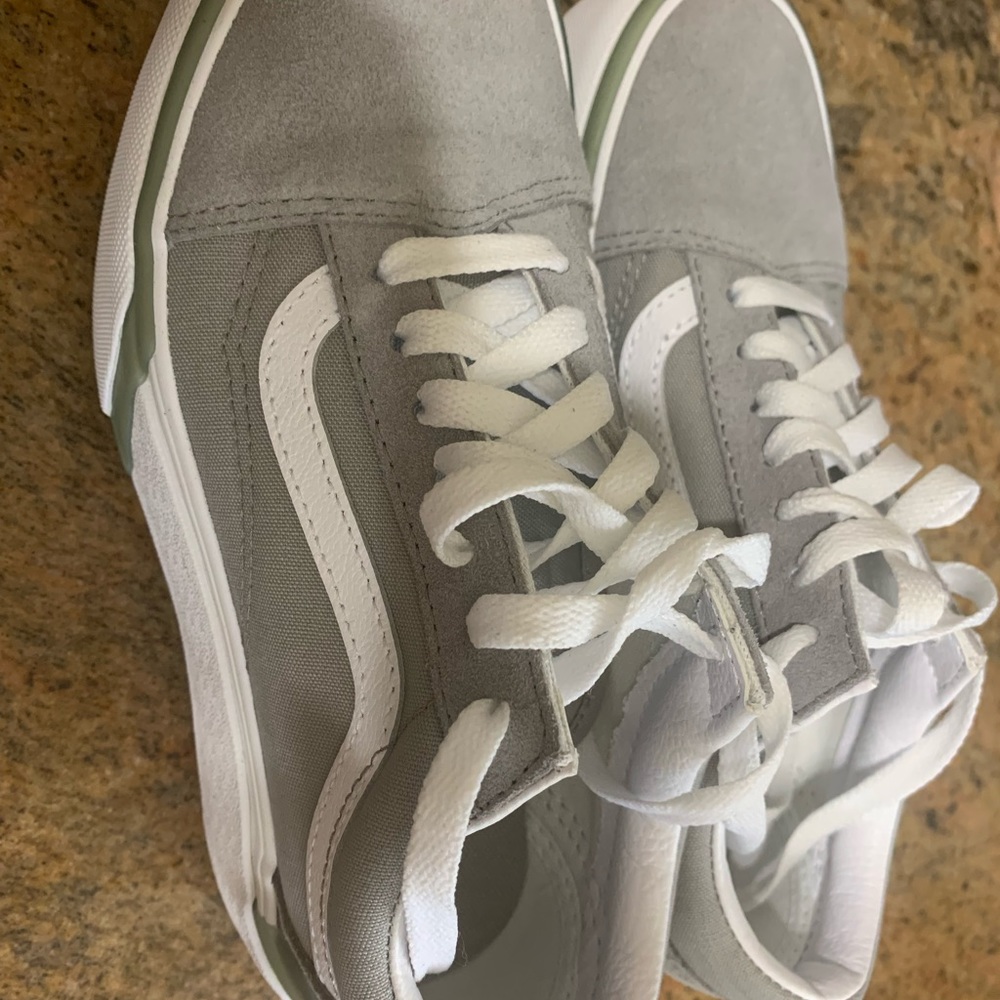 Grey Platform Vans Ward